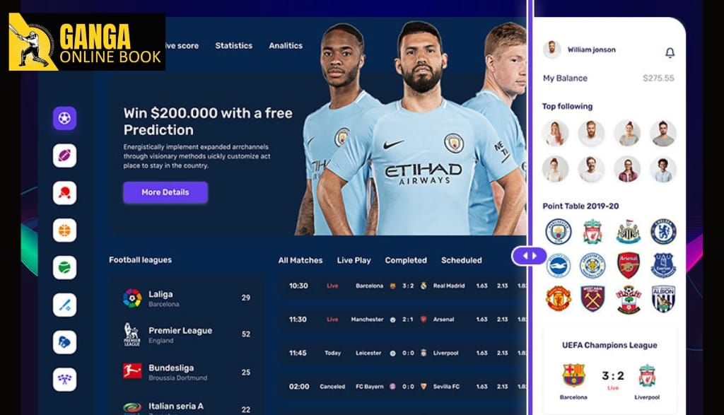 Ganga Online Book : Online Cricket ID